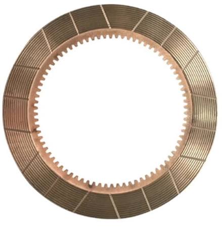 Sintered bronze friction disc with holes
